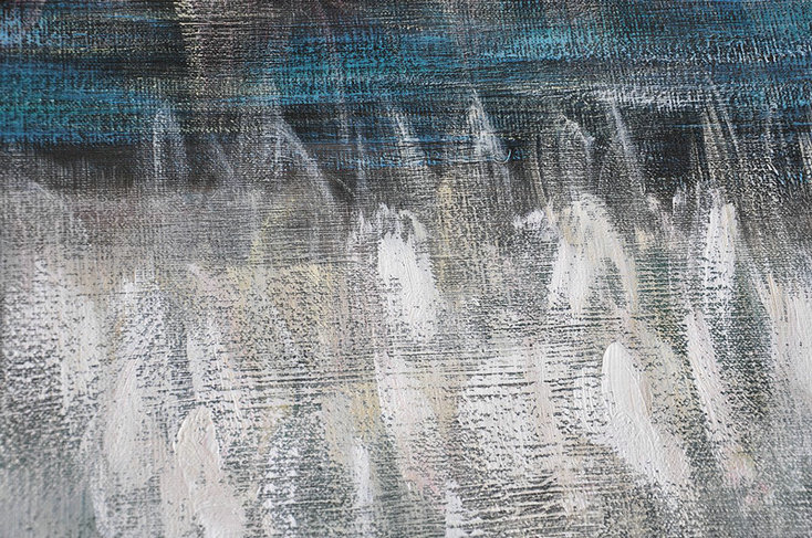 Extra Large 72" Acrylic Painting,Oversized Contemporary Painting,Large Abstract Art Handmade Acrylic Painting,White,Blue,Brown,Black.etc